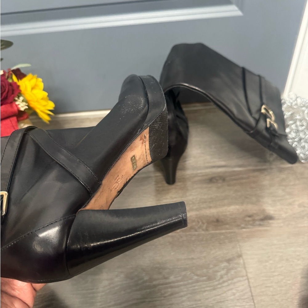 Cole Haan Black Heeled Boots for Women